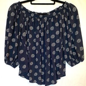 Off the shoulder Lucky Brand shirt